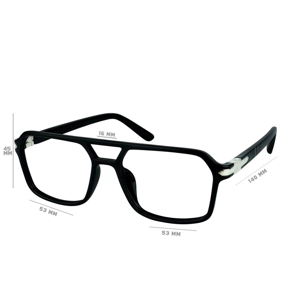 Black Square Plastic Frame Roposal 9518