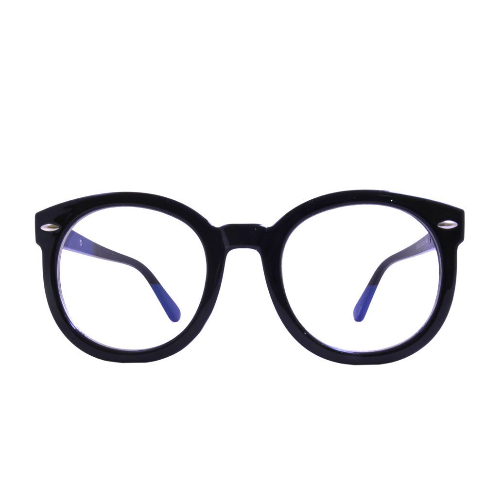 Black Oval Plastic Frame Round 2850